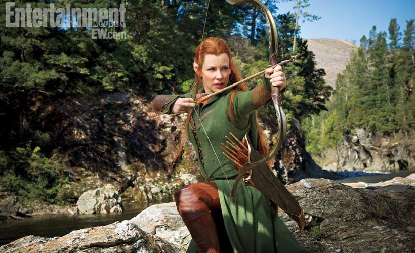 Evangeline Lilly als Tauriel in The Hobbit: The Desolation of Smaug