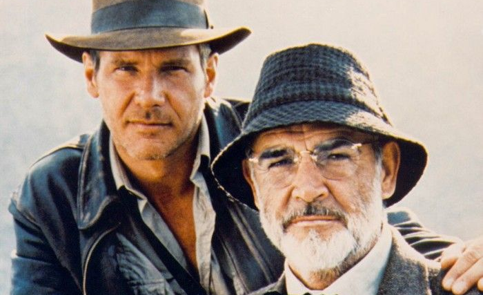 Harrison Ford en sean connery Indiana Jones and the Last Crusade