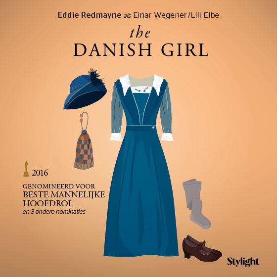 Oscars-Stylight-blauwe-jurk-en-accesoires-The-Danish-Girl