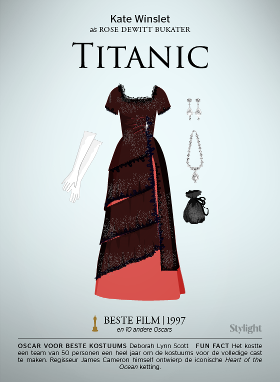 Stylight-Oscars-rode-avondjurk-en-tasje-Titanic