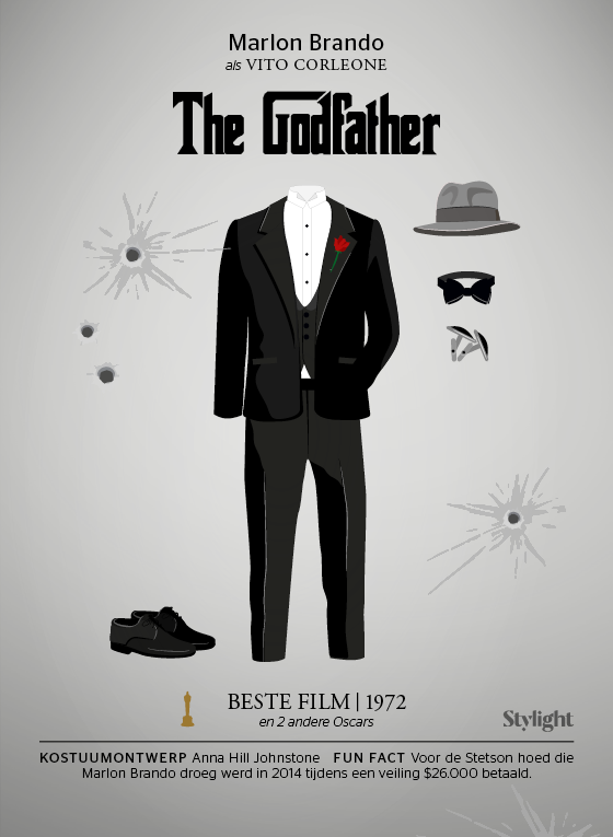 Stylight-Oscars-smoking-en-hoed-The-Godfather