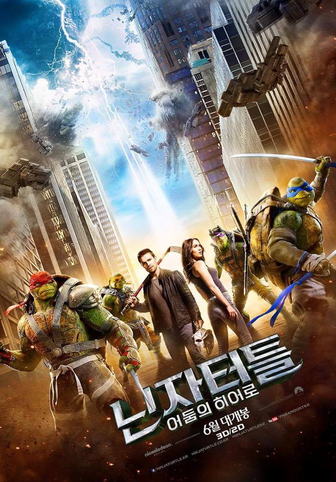 Nieuwe Teenage Mutant Ninja Turtles: Out of the Shadows poster