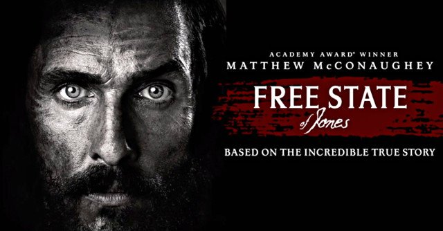 Nieuwe trailer Free State of Jones met Matthew McConaughey