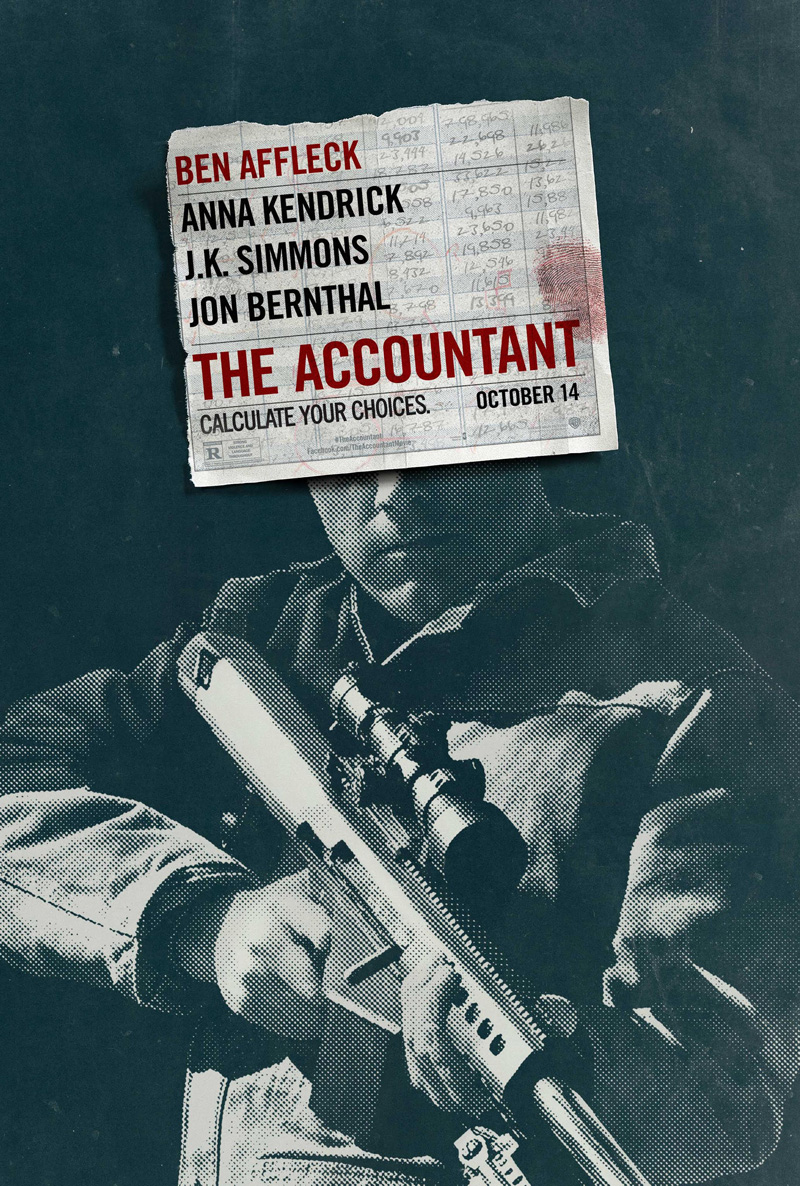 The Accountant poster met Ben Affleck 