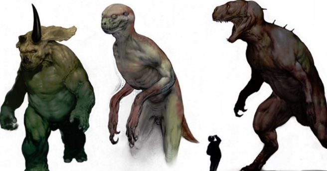 Raptorman op concept art Jurassic Park 4