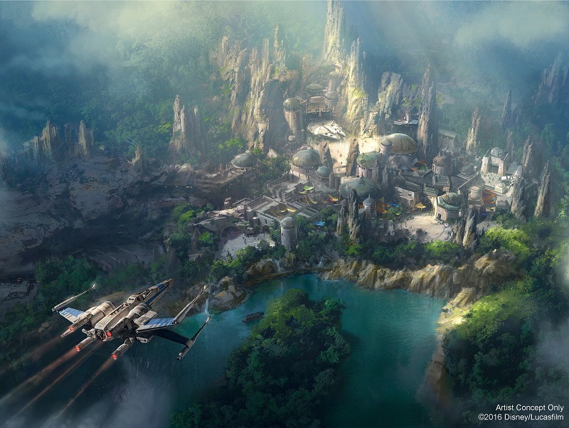 Nieuwe blik op Disneyland’s enorme Star Wars Land