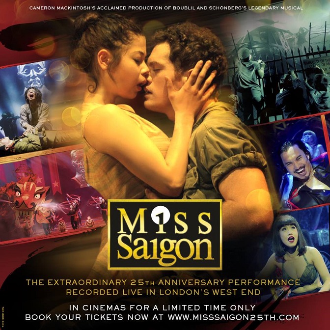 Miss Saigon de musical slechts één avond in de bioscoop