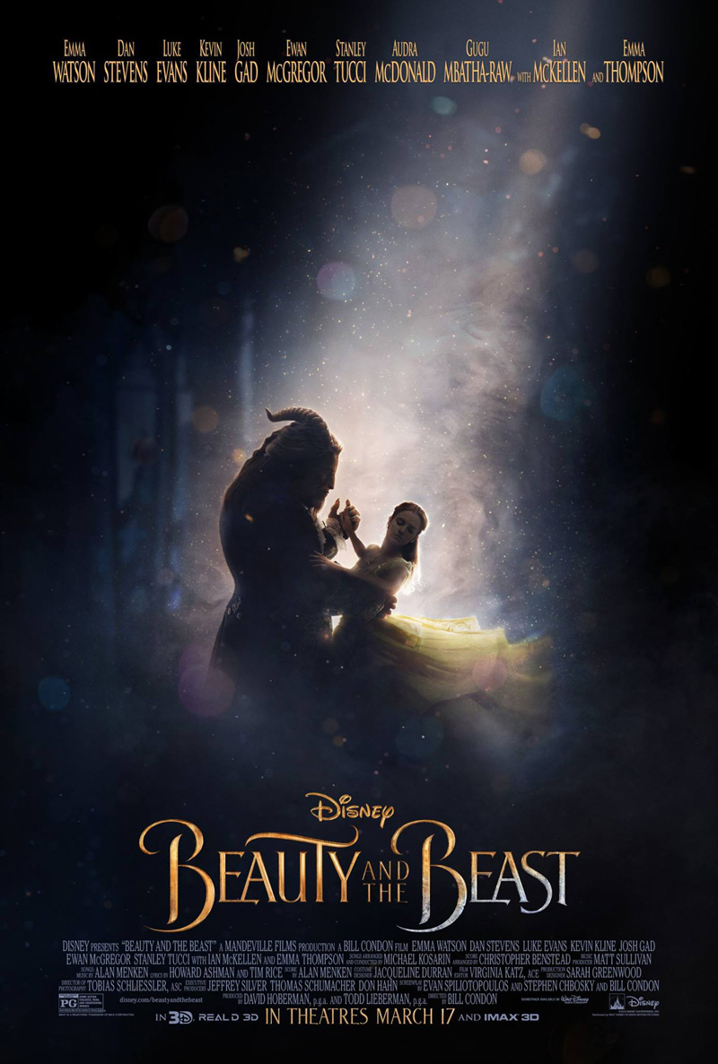 Officiële Beauty and the Beast poster