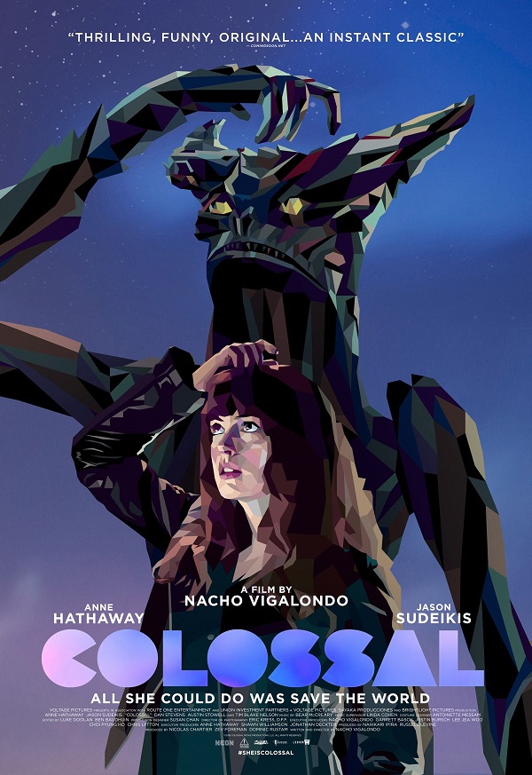 Nieuwe poster Colossal met Anne Hathaway