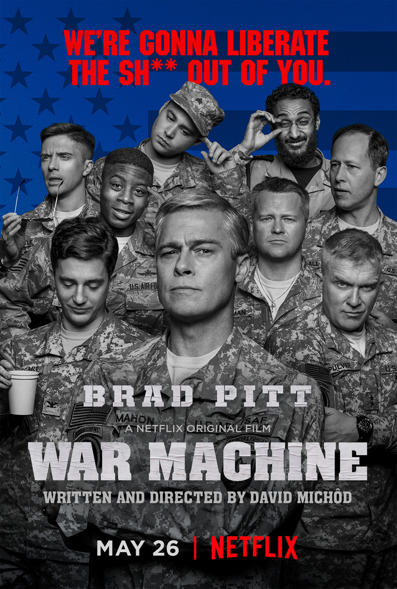 Brad Pitt in nieuwe War Machine trailer en poster