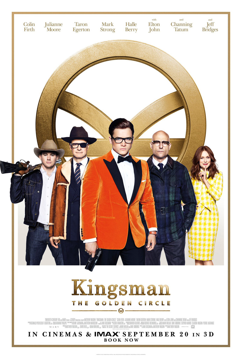 Nieuwe Kingsman: The Golden Circle poster