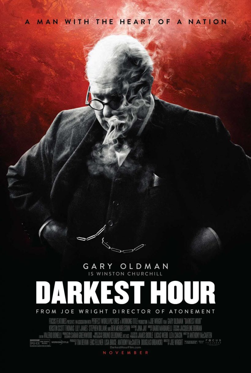 Darkest Hour trailer en poster met Gary Oldman als Churchill