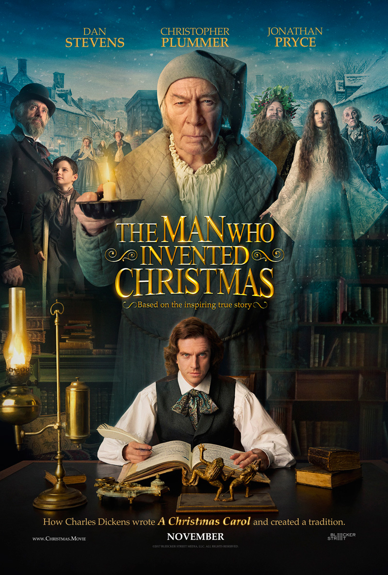 The Man Who Invented Christmas trailer en poster