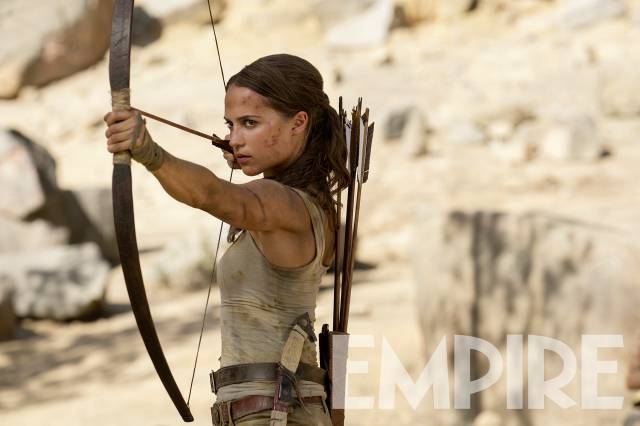 Nieuwe foto Alicia Vikander als Lara Croft in Tomb Raider