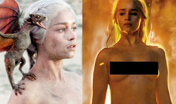 Emilia Clarke reageert weer op naaktscènes (in Game Of Thrones)