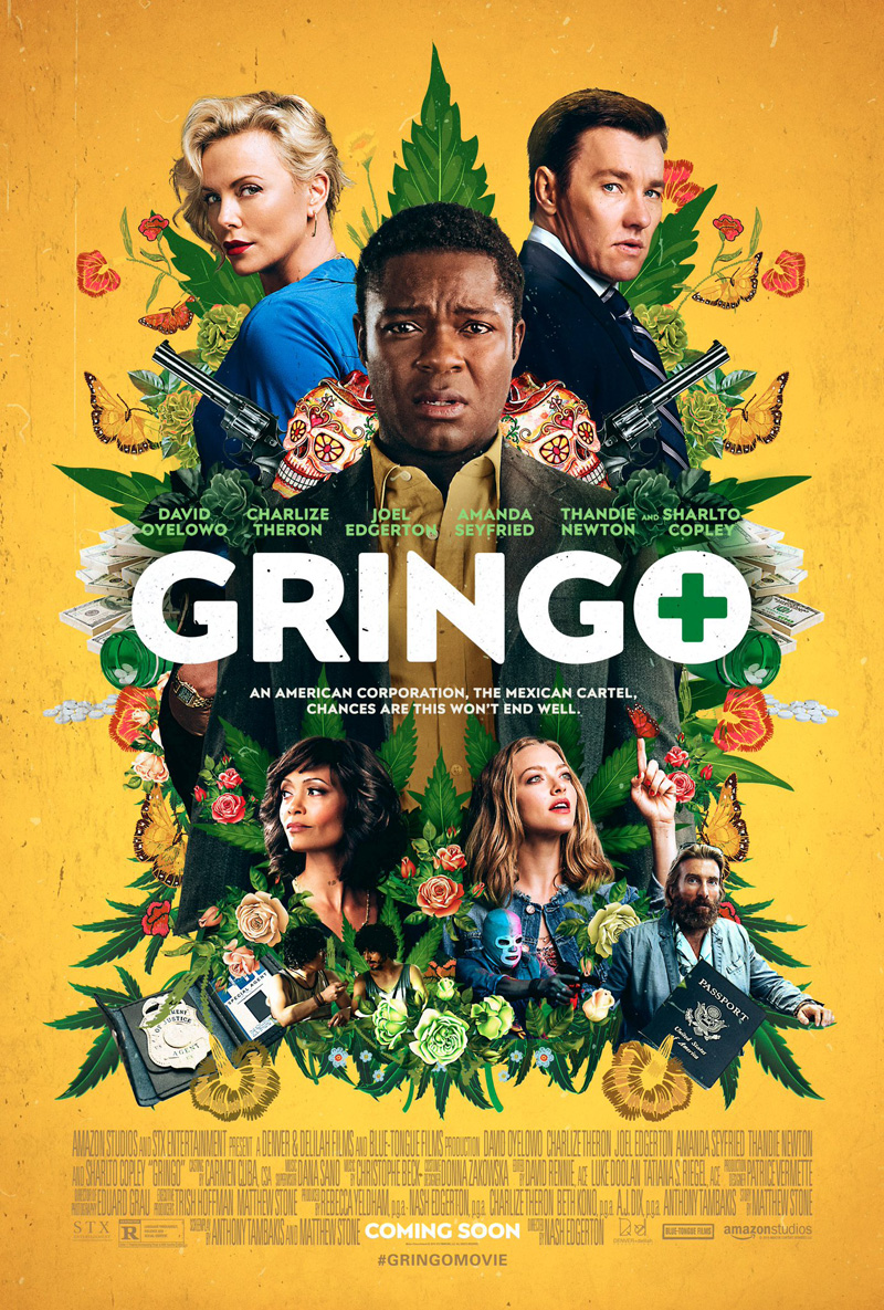Gringo trailer met Oyelowo, Theron, Edgerton 