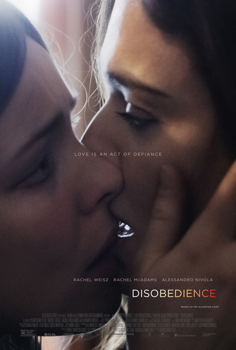 Trailer voor Disobedience met Rachel Weisz en Rachel McAdams 