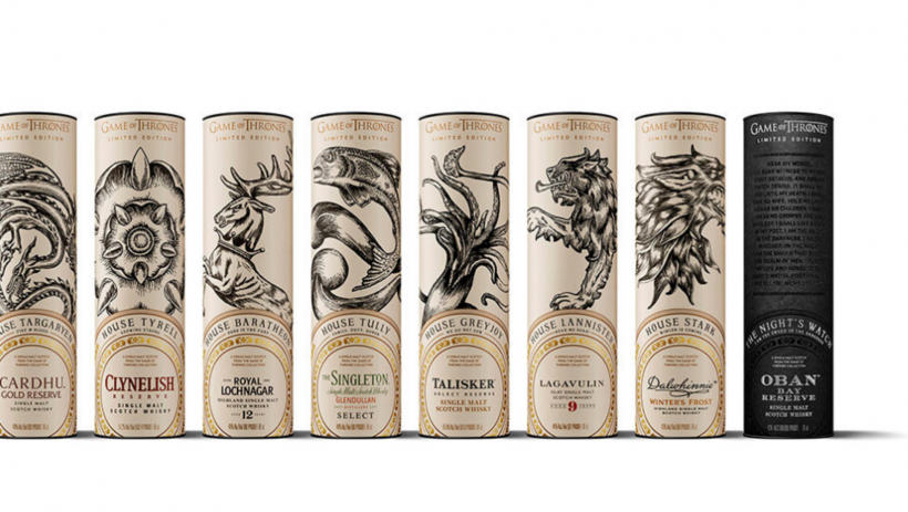 Game of Thrones whisky collectie