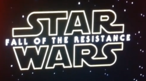 Star Wars 8 heet Fall of the Resistance?