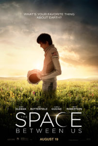 The Space Between Us trailer en poster