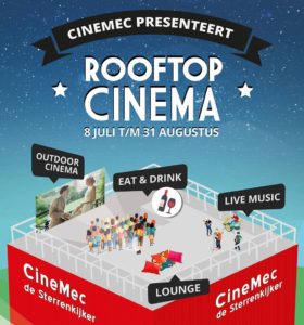 Rooftop Cinema: Films kijken op het dak van CineMec