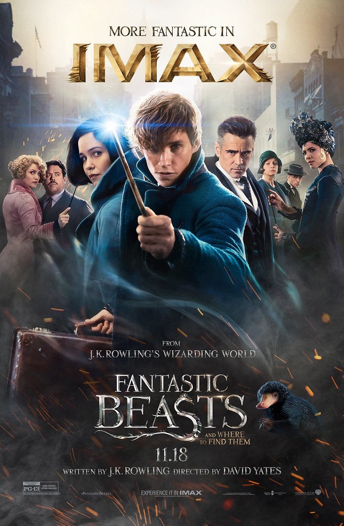 IMAX poster voor Fantastic Beasts and Where to Find Them