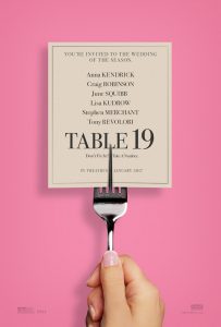 Romantische komedie Table 19 krijgt poster