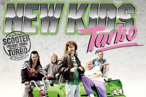 Amerikaanse Colton Hunt kijkt New Kids Nitro trailer