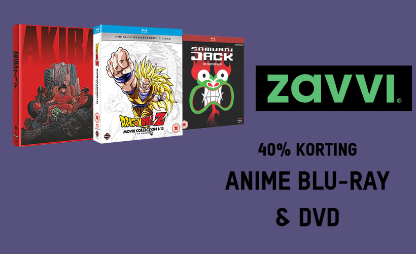 40% korting op anime titels bij Zavvi -